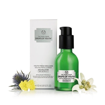 NEW!!!!! The Body Shop Drops of Youth Youth Fresh Emulsion SPF20 PA+++ 50ml