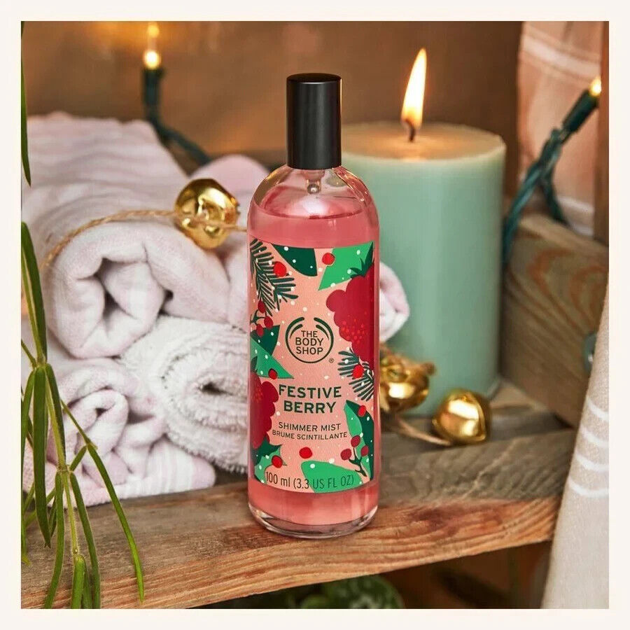 NEW!!! The Body Shop festive berry shimmer Mist 100ml