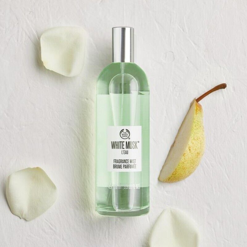 NEW!!! The Body Shop White Musk L'eau Fragrance Mist (Body Mist) 100ml