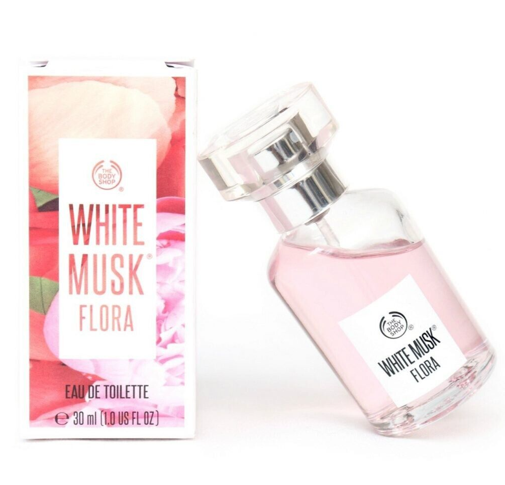 NEW!!! The body shop white musk flora edt 30 ml