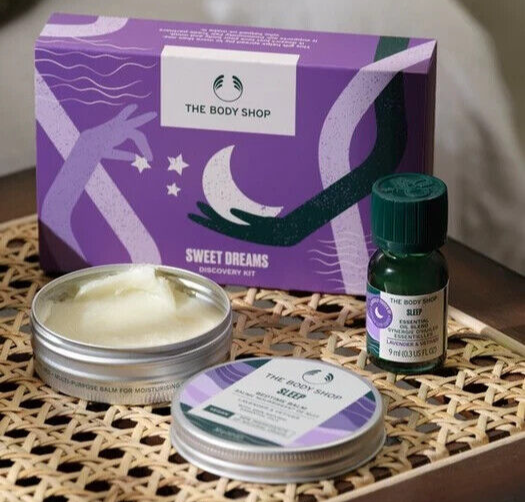 NEW!!! The Body Shop Duo Sweet Dreams 2pcs kit - oil blend & bedtime balm 