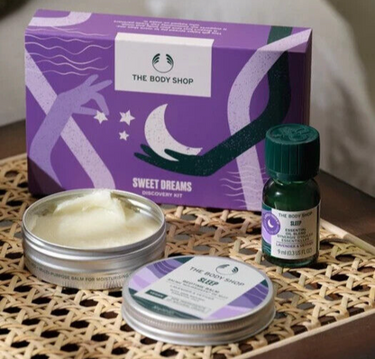NEW!!! The Body Shop Duo Sweet Dreams 2pcs kit - oil blend & bedtime balm 
