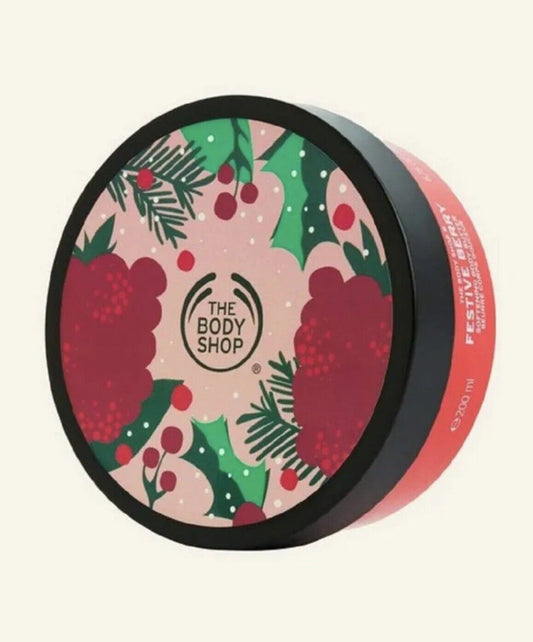 The Body Shop Festive Berry Body Butter 200ml New