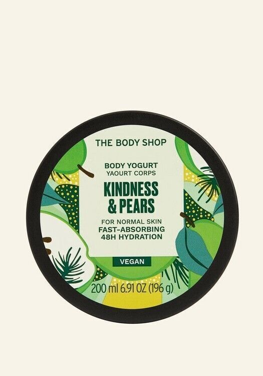 NEW! THE BODY SHOP KINDNESS & PEARS BODY YOGURT 200ML (196g)