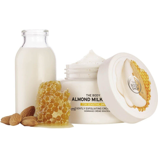 NEW!!! The Body Shop Almond Milk & Honey Body Scrub