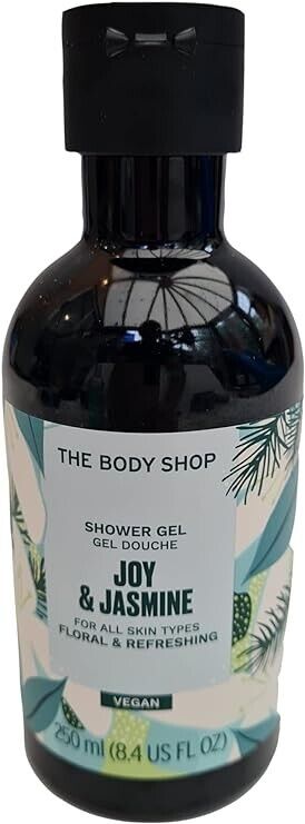 NEW!!! THE BODY SHOP Joy & Jasmine Shower Gel VEGANFLORAL & FESTIVE SCENT  250ml