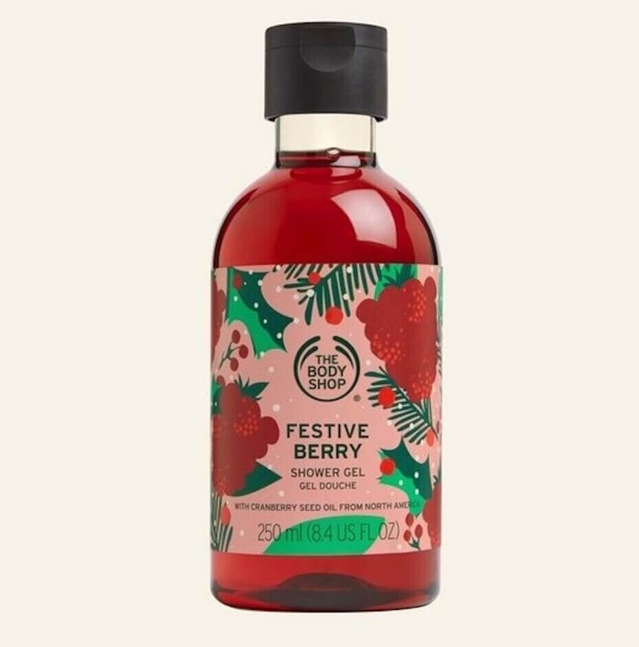 NEW!!! The Body Shop Festive Berry- 4pc Gift Set