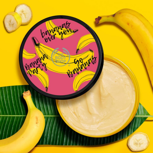NEW!!! THE BODY SHOP BANANA BODY BUTTER 200ML LIMITED EDITION