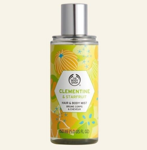 NEW!!! The Body Shop Clementine & Starfruit Hair & Body Mist 150ml
