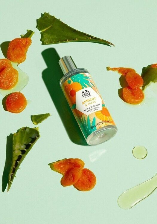 NEW! The Body Shop Apricot & Agave Hair & Body Mist 150ml