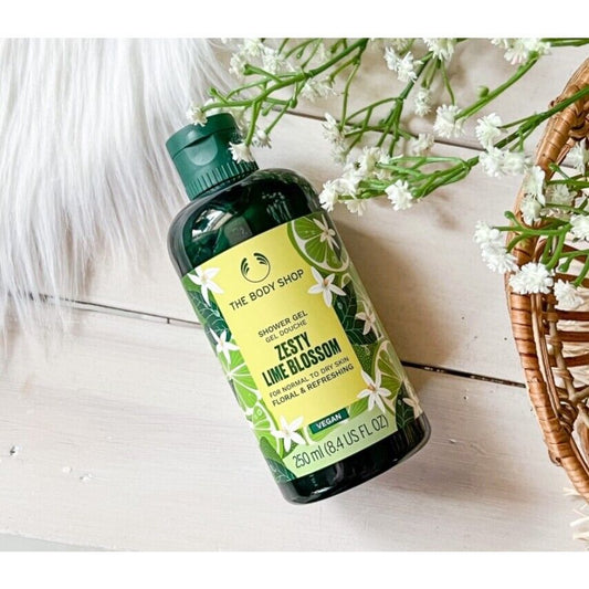 NEW!!! The Body Shop Zesty Lime Blossom Shower Gel 250 ml