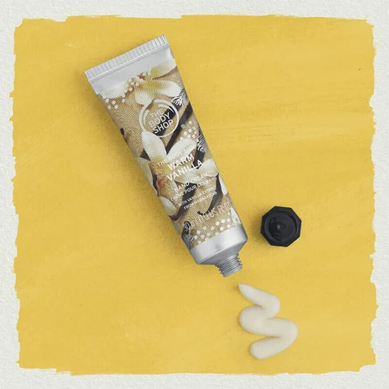 NEW!!! THE BODY SHOP WARM VANILLA HAND CREAM 30ML