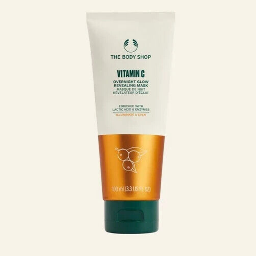 NEW!!! The Body Shop Vitamin C Overnight Glow Revealing Mask 100 ml