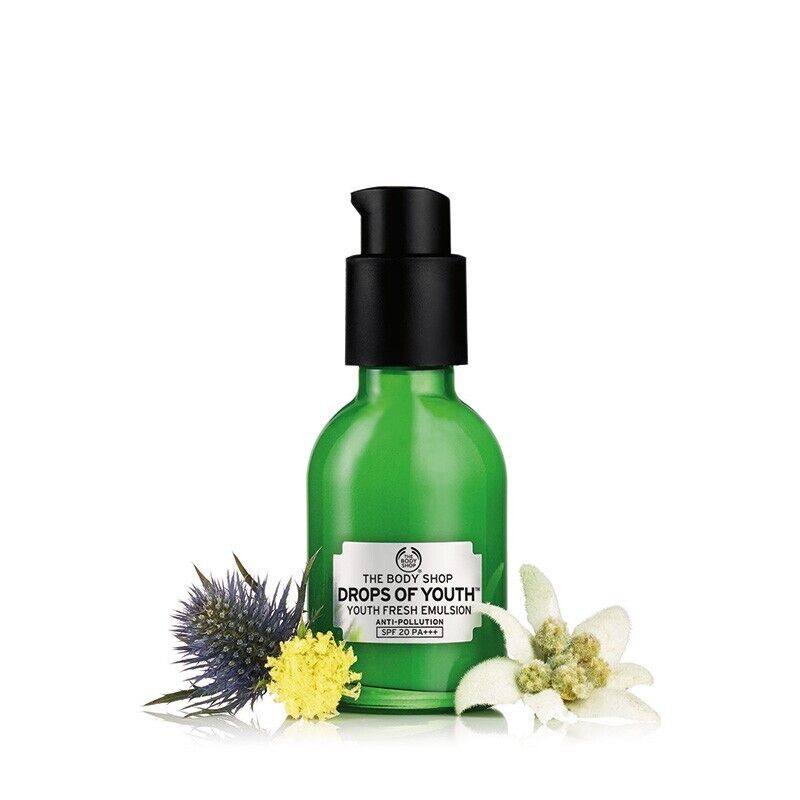 NEW!!!!!  The Body Shop Drops of Youth Youth Fresh Emulsion SPF20 PA+++ 50ml