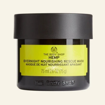NEW!!! The Body Shop Hemp Overnight Nourishing Rescue Mask 75ml
