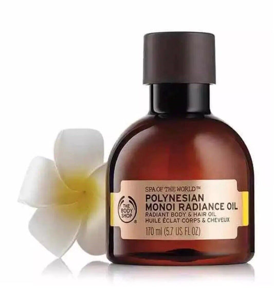 The Body Shop Spa of The World Polynesian Monoi Radiance Oil 170ml Rare New