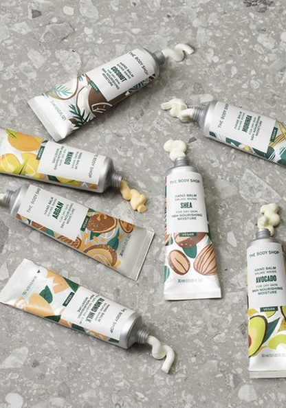 NEW!!! The Body Shop Almond Milk Hand Cream Balm 30ml - Vegan