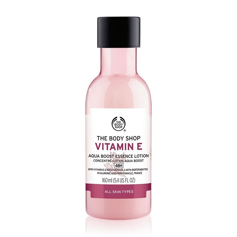 NEW! The Body Shop Vitamin E Aqua Boost Essence Lotion 160ml