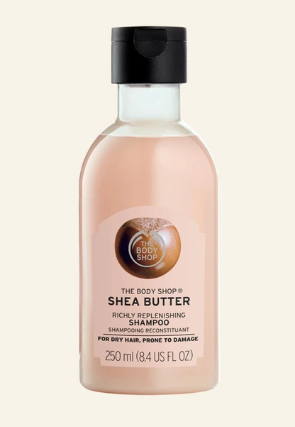NEW!! The Body Shop Shea Butter Richly Replenishing Shampoo 250ml - for dry hair