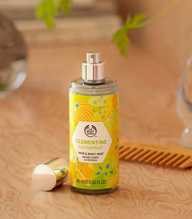 NEW!!! The Body Shop Clementine & Starfruit Hair & Body Mist 150ml