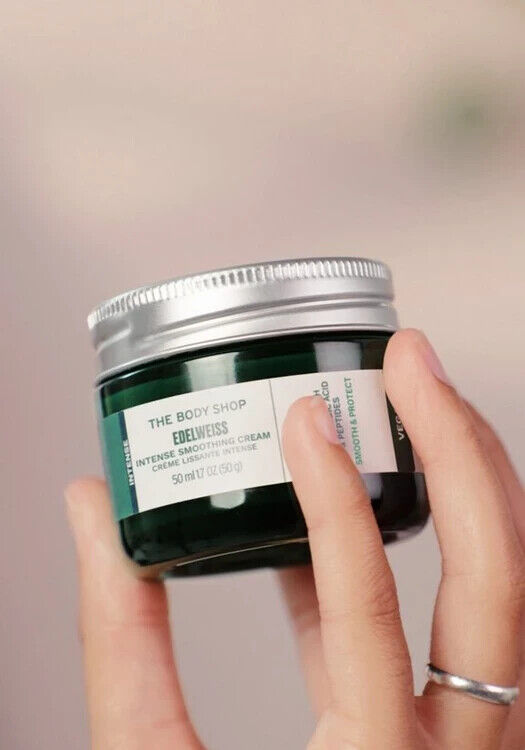 NEW!!! The Body Shop Edelweiss Intense Smoothing Day Cream 50ml ( 1.7 Oz )