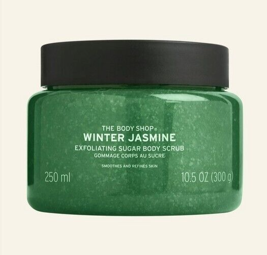 The Body Shop Winter Jasmine festive BODY SCRUB 300g- 250ml (Special Edition) 