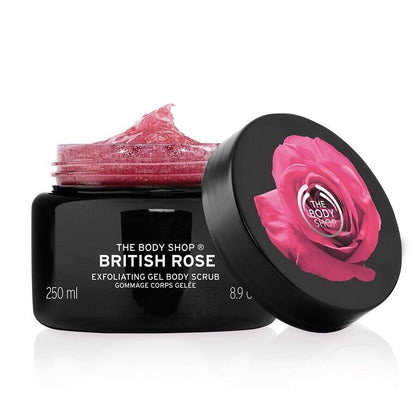 The Body Shop British Rose Body Scrub 50ml (Travel Size)