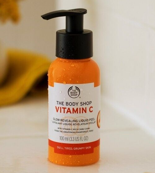 NEW!!! THE BODY SHOP Vitamin C Glow Revealing Liquid Peel 100ml