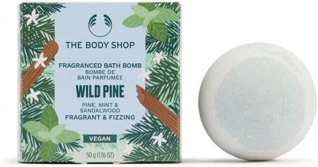 NEW!!! The Body Shop Wild Pine Fragranced Bath Bomb 50 g