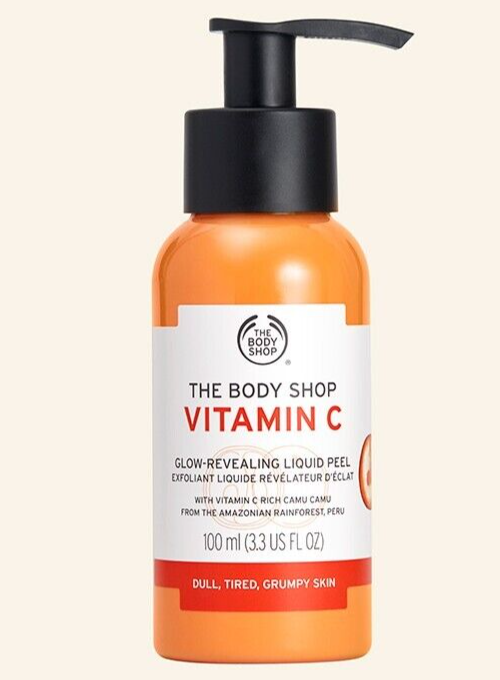 NEW!!! THE BODY SHOP Vitamin C Glow Revealing Liquid Peel 100ml