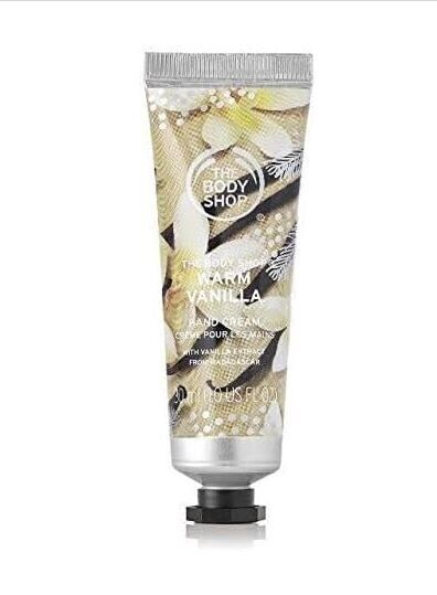 NEW!!! THE BODY SHOP WARM VANILLA HAND CREAM 30ML