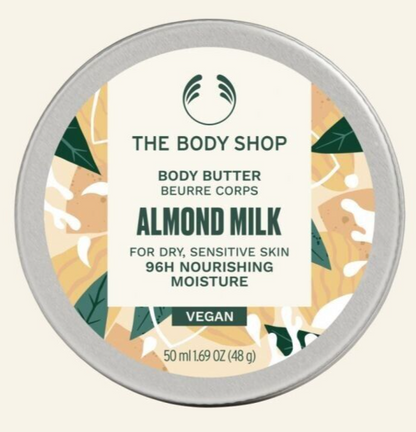 NEW!!! THE BODY SHOP Almond Milk Body Butter 50ml 