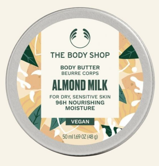 NEW!!! THE BODY SHOP Almond Milk Body Butter 50ml 