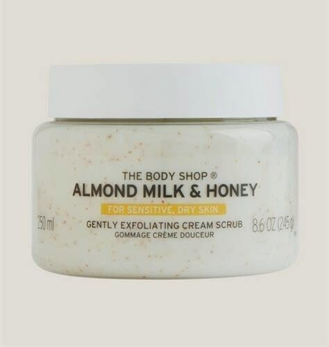 NEW!!!!  The Body Shop Almond Milk & Honey Exfoliating Cream Scrub 250ml