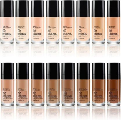 NEW!!! The Body Shop Fresh Nude Foundation 040 Santorini Sunset - 30ml