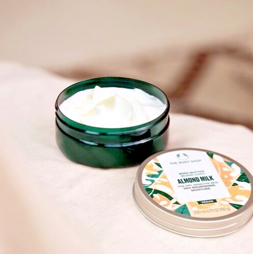 NEW!!! THE BODY SHOP Almond Milk Body Butter 50ml 