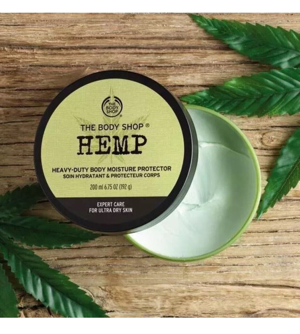 The Body Shop Hemp Heavy Duty Body Moisture Protector - Body Butter 200ml New