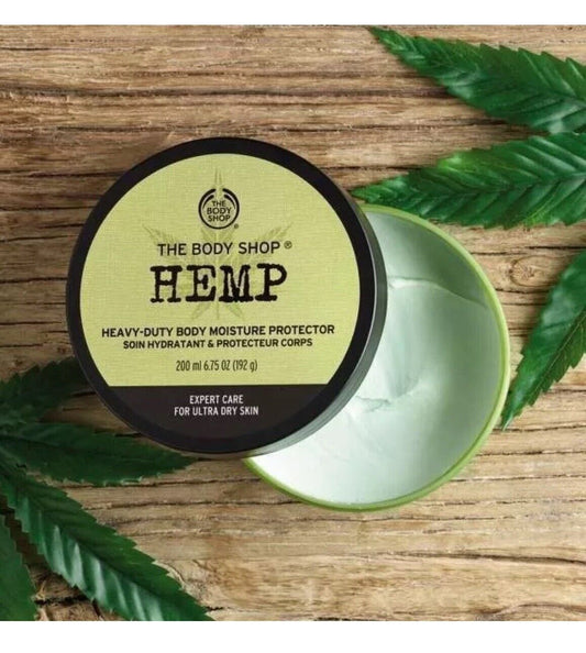 The Body Shop Hemp Heavy Duty Body Moisture Protector - Body Butter 200ml New