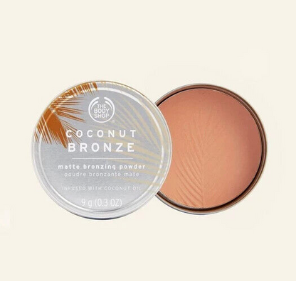 NEW!! The Body Shop Coconut Bronze Matte Bronzing Powder - medium shade