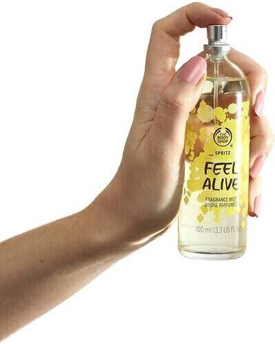 NEW!!! The Body Shop Feel Alive Fragrance Mist 100ml