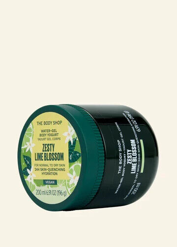 NEW!!! The Body Shop Zesty Lime Blossom Body Yogurt for Normal to Dry Skin 200ml