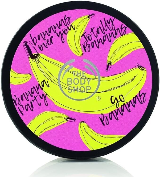 NEW!!! THE BODY SHOP BANANA BODY BUTTER 200ML LIMITED EDITION