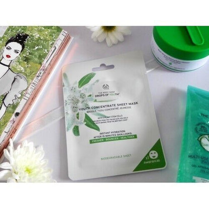 NEW!!! The Body Shop Drops of Youth Concentrate Sheet Mask 21ml