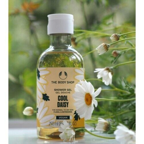 NEW!!! THE BODY SHOP Cool Daisy Shower Gel 250ml for Normal to Dry skin 