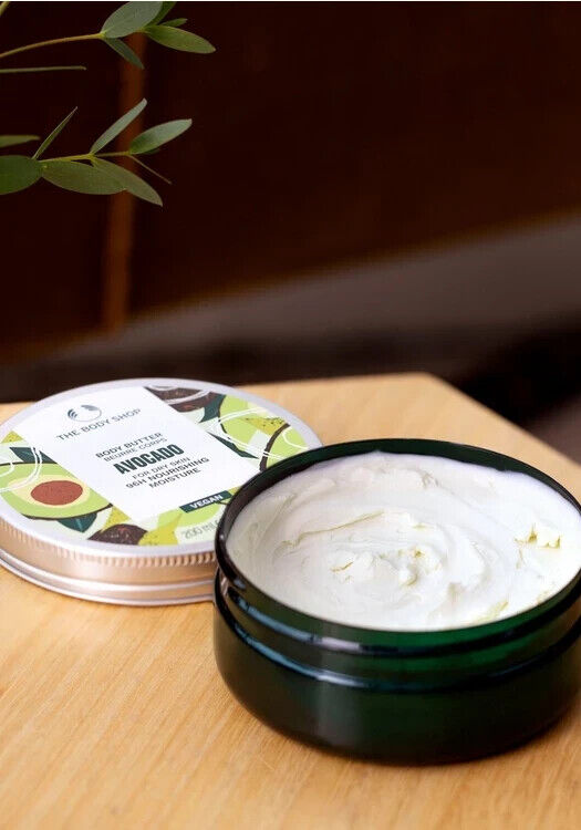 NEW!!! The Body Shop Avocado Body Butter FOR DRY SKIN, Vegan 200ml