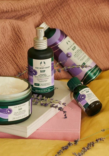 NEW!! THE BODY SHOP Sleep Relaxing Body& Hair Wash with Lavender & vetiver 200ml