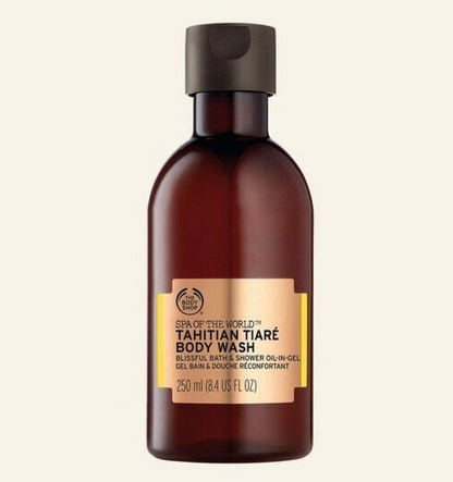 NEW!! The Body Shop Spa of The World - Tahitian Tiare Body Wash 250ml