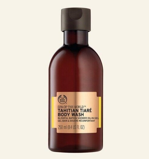 NEW!! The Body Shop Spa of The World - Tahitian Tiare Body Wash 250ml