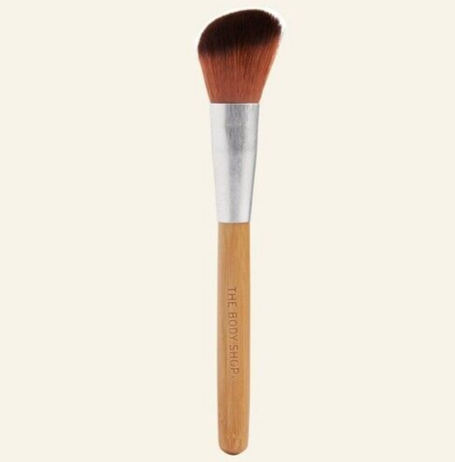 NEW!!! The Body Shop Angled Blusher Brush bamboo Nylon bristles
