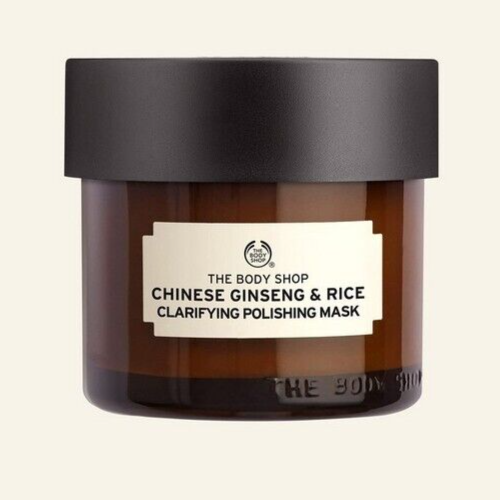 NEW!!! The Body Shop Chinese Ginseng & Rice Clarifying Polishing Mask 75ml